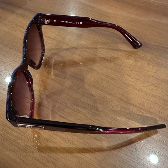 Longchamp Striped Bordeaux Sunglasses main image 6